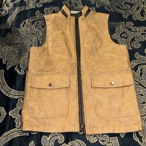 Tan Men's Vest